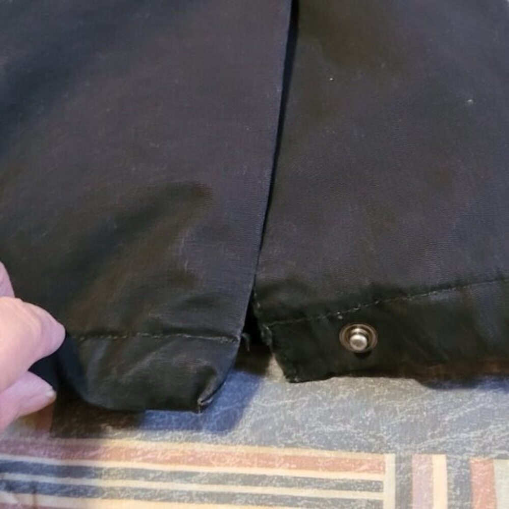 Gap 71  1969 Men s Medium Button Metal zip up Military Style Cargo Coat - Picture 3 of 7